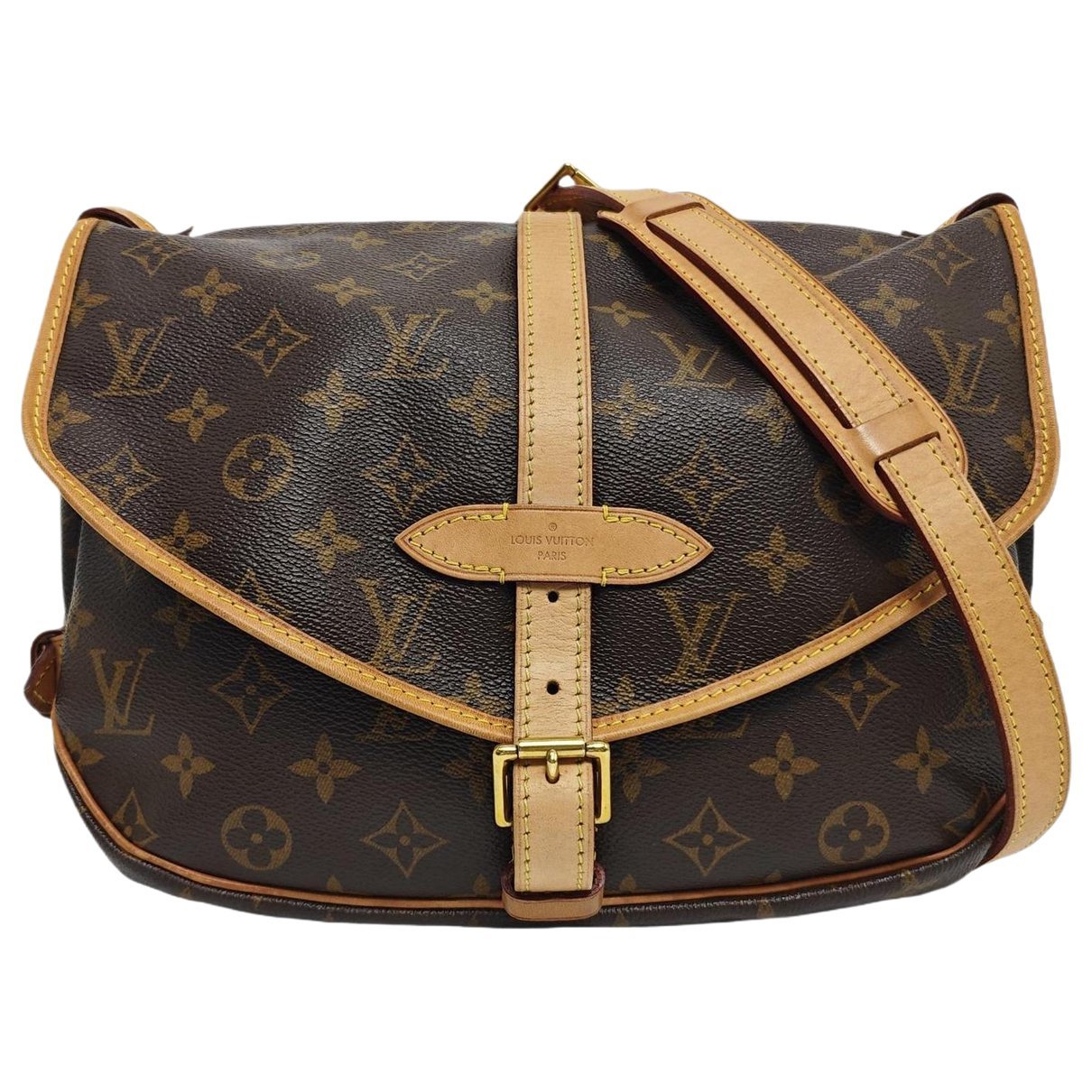Saumur leather crossbody bag