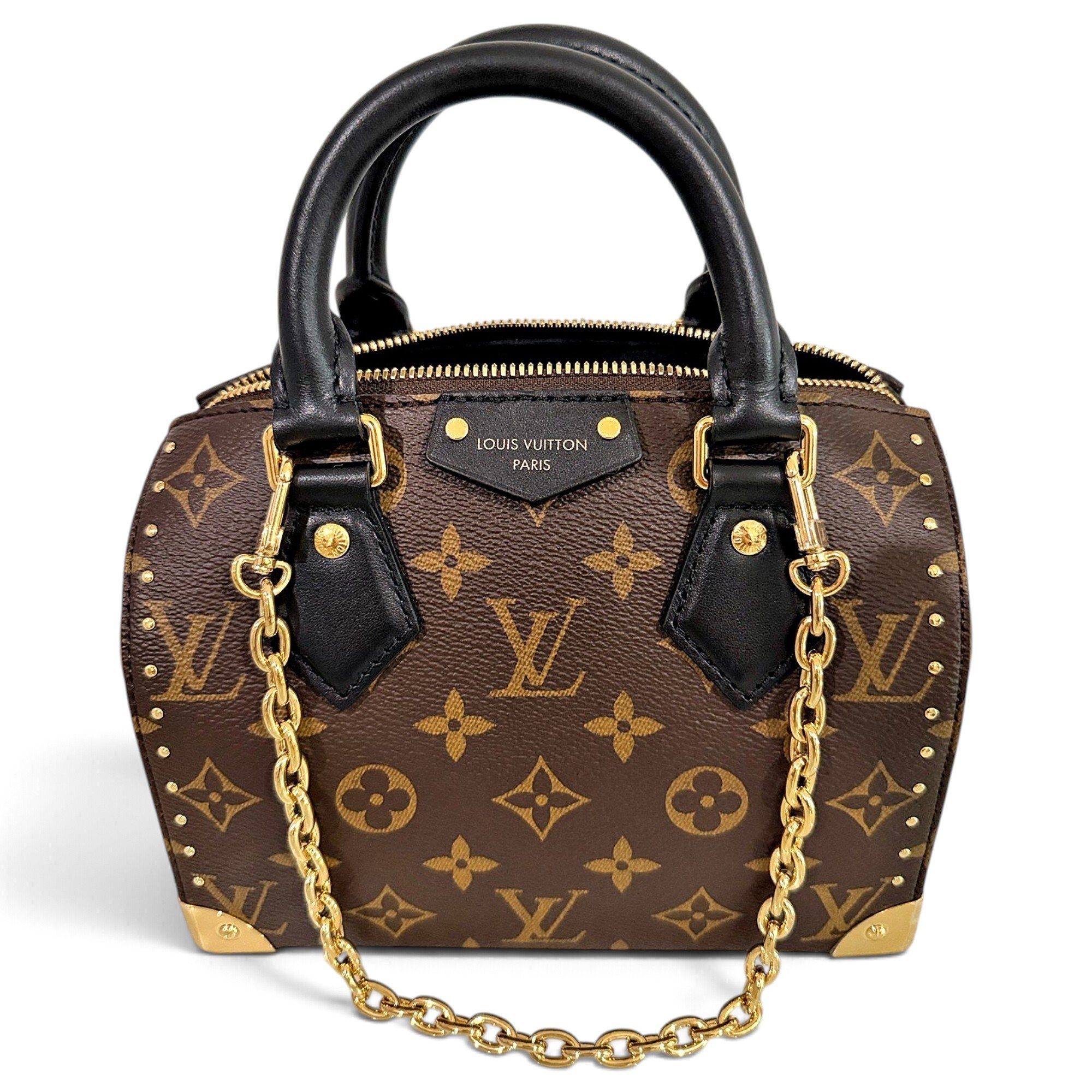 Speedy leather mini bag