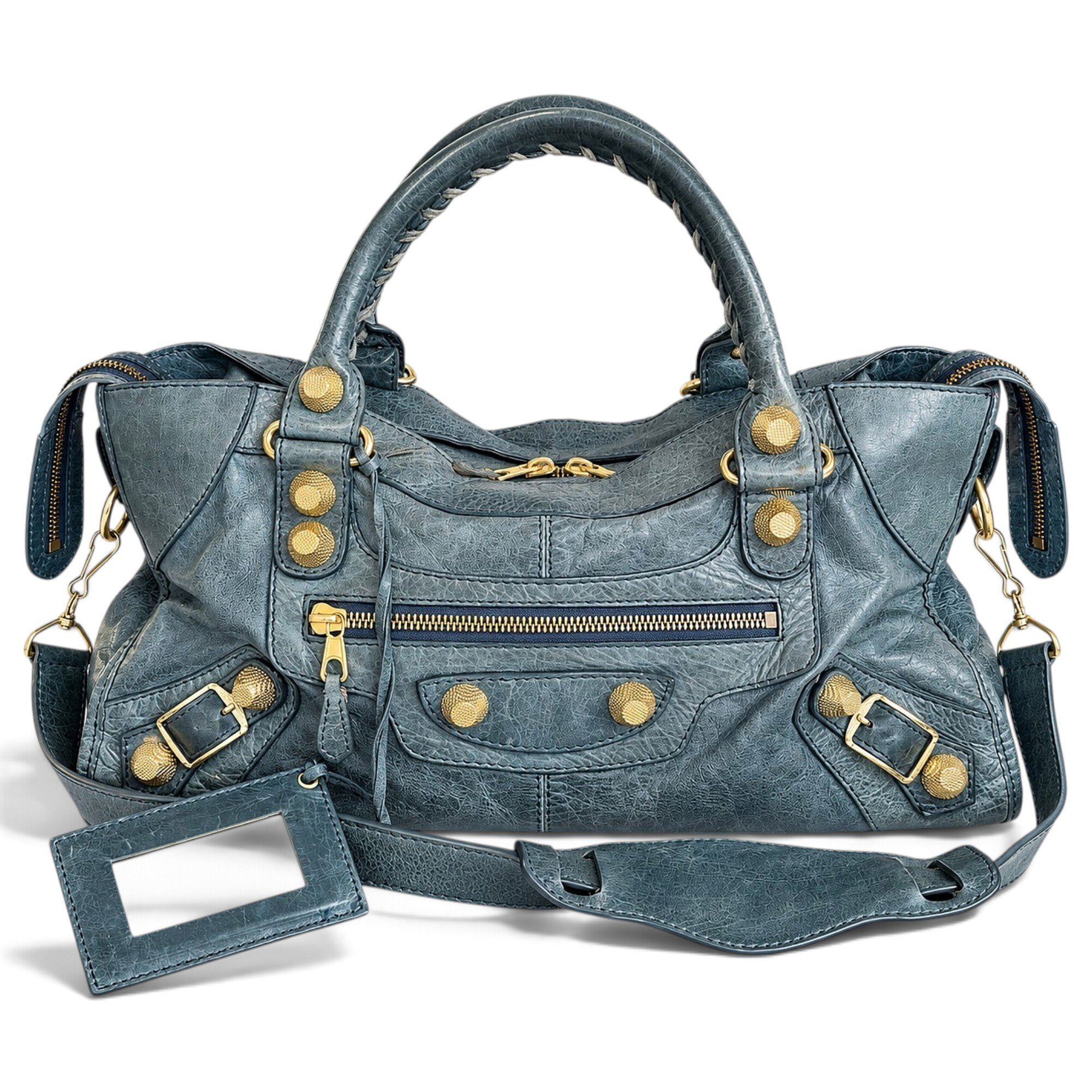 Leather handbag