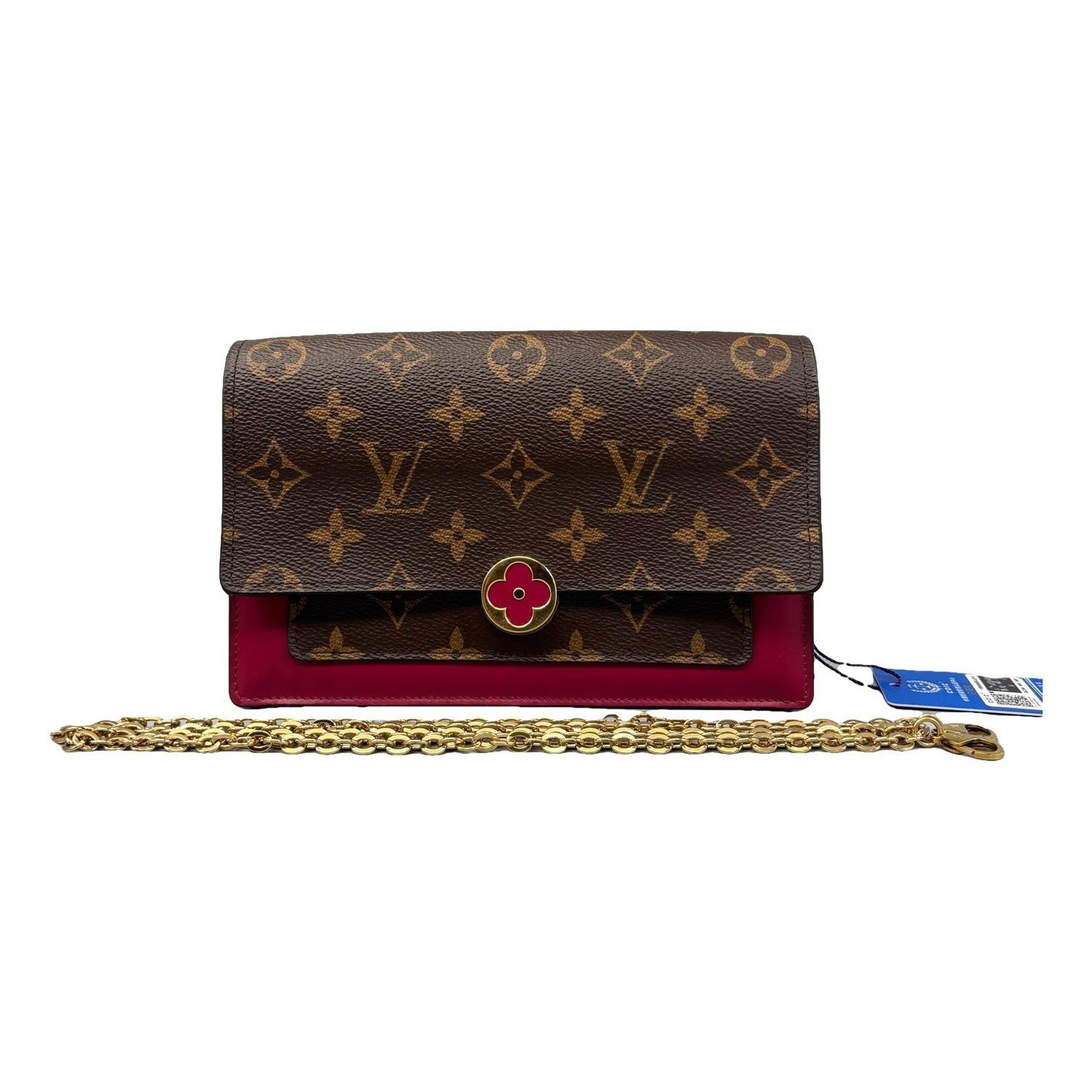 Flore chain leather handbag
