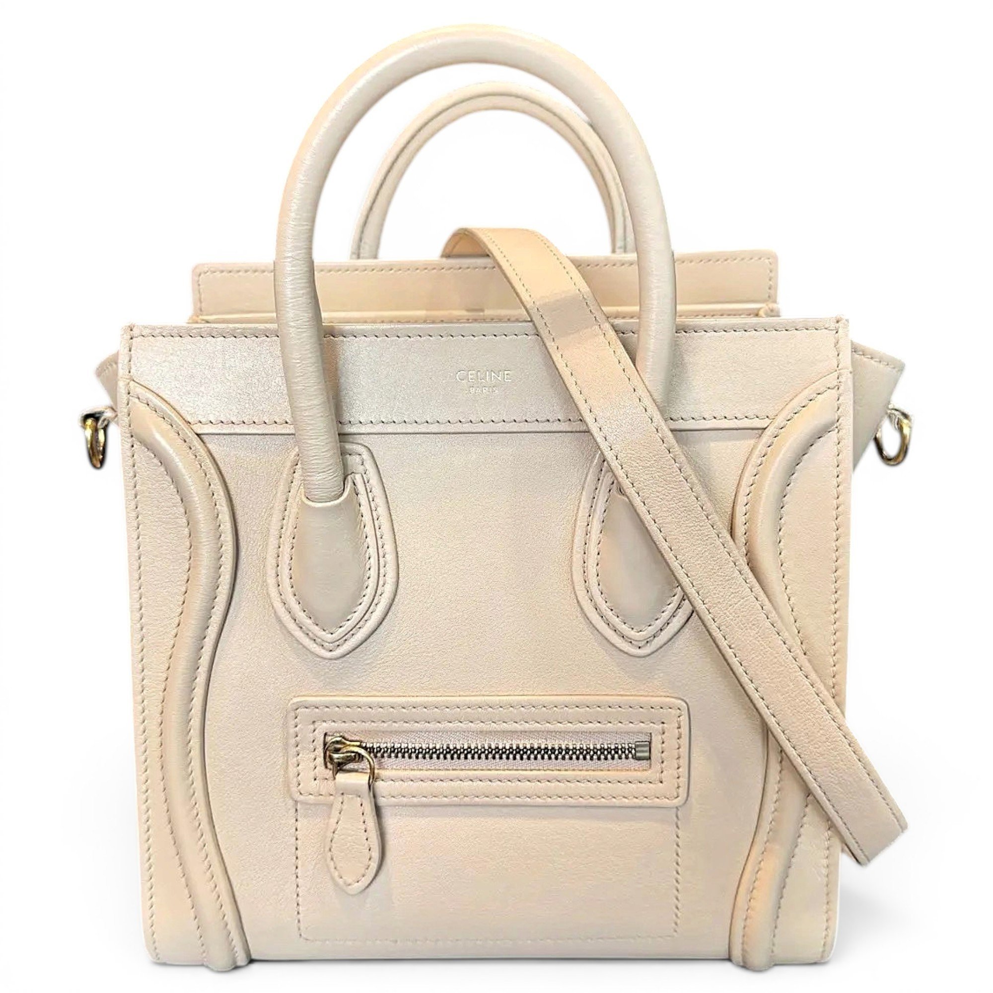 Nano Luggage leather handbag