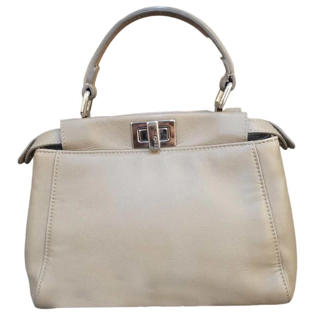 Peekaboo leather handbag