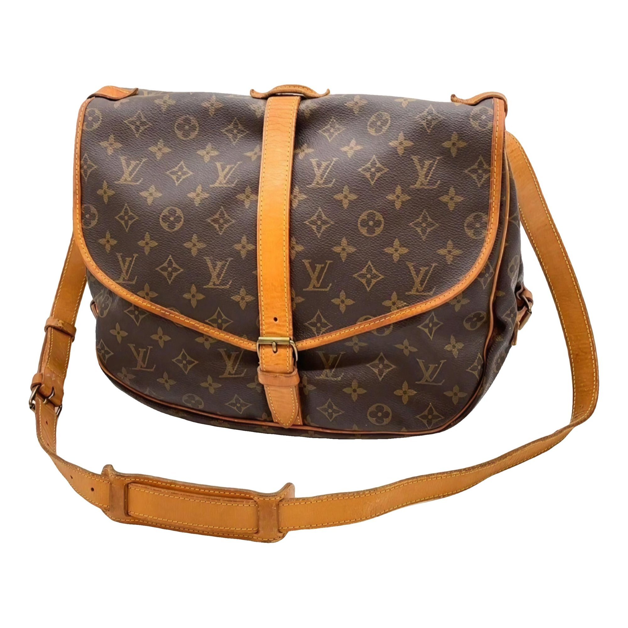 Saumur leather crossbody bag
