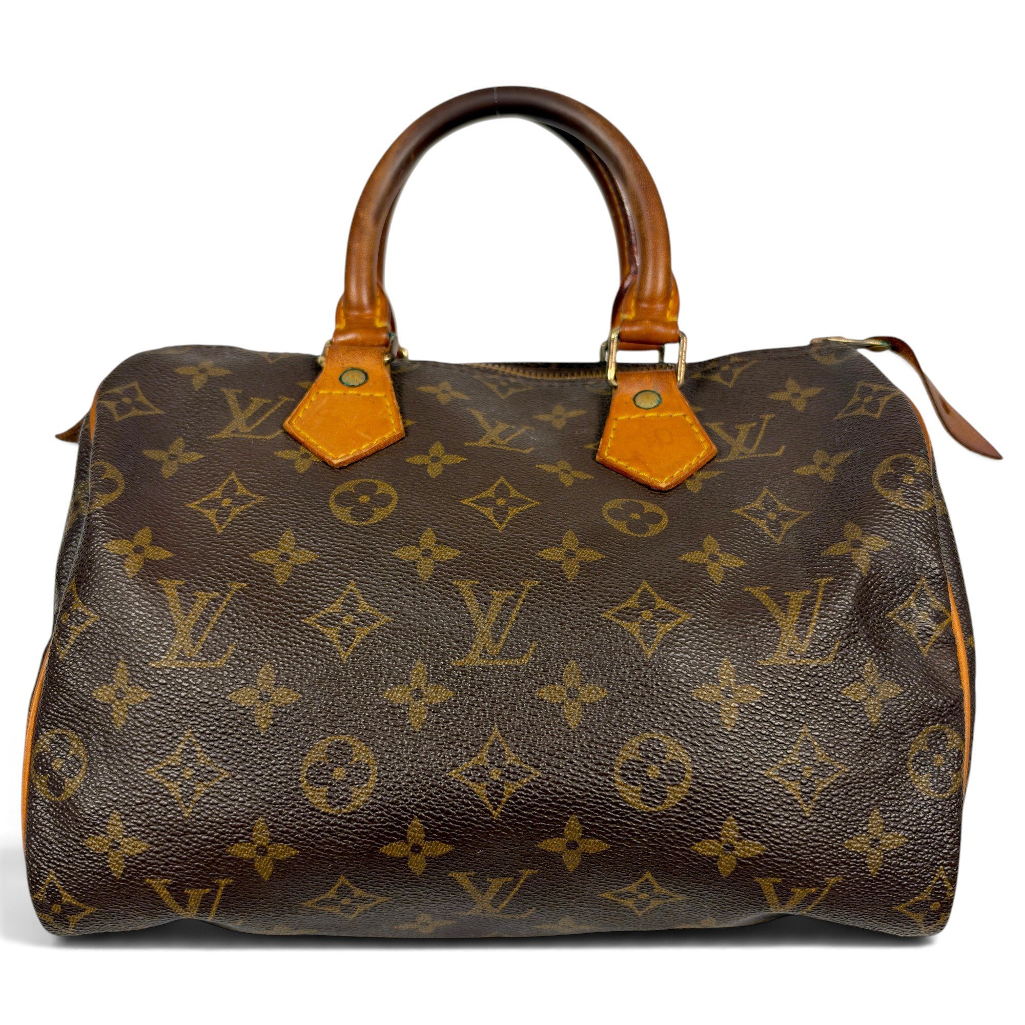 Speedy leather handbag