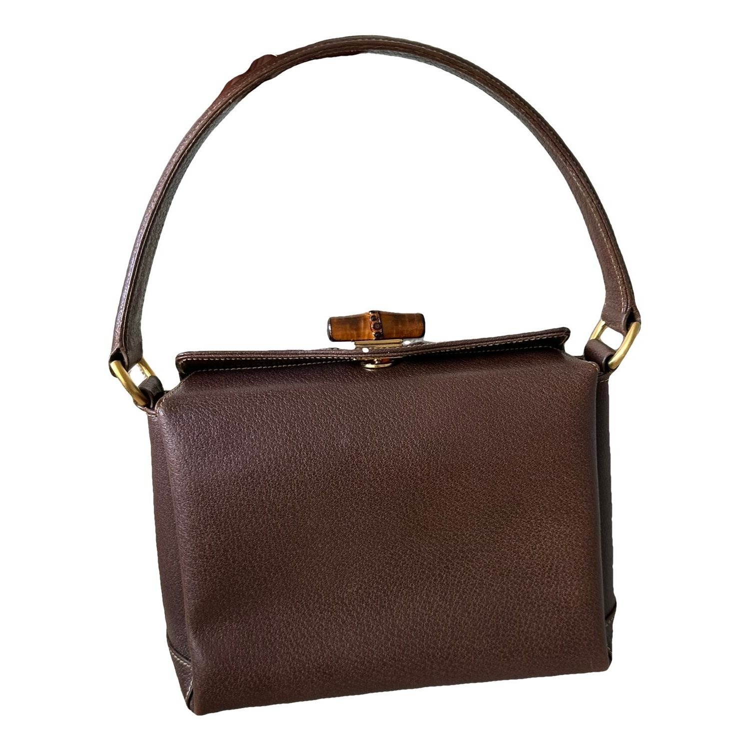 Bamboo Bullet leather handbag