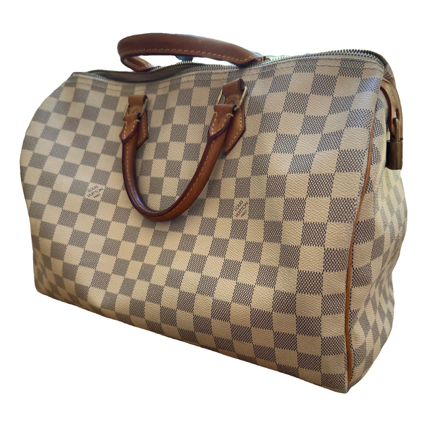 Speedy leather handbag
