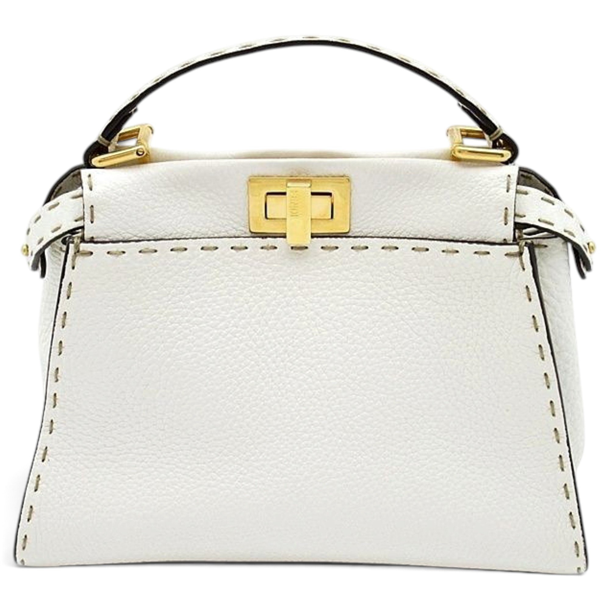 Peekaboo leather handbag