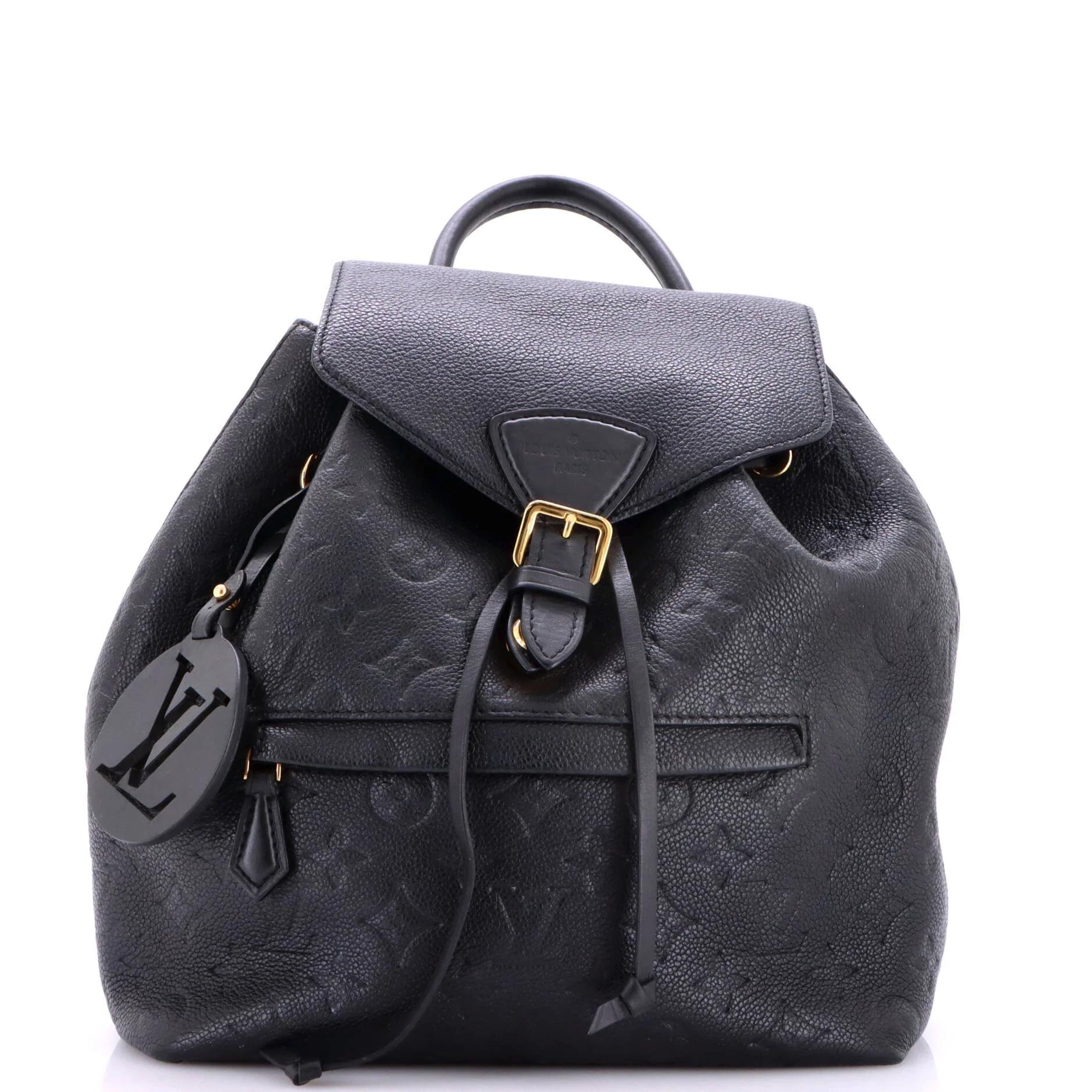 Leather backpack
