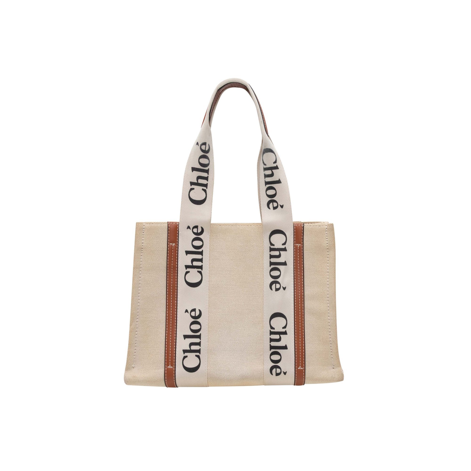 C leather tote