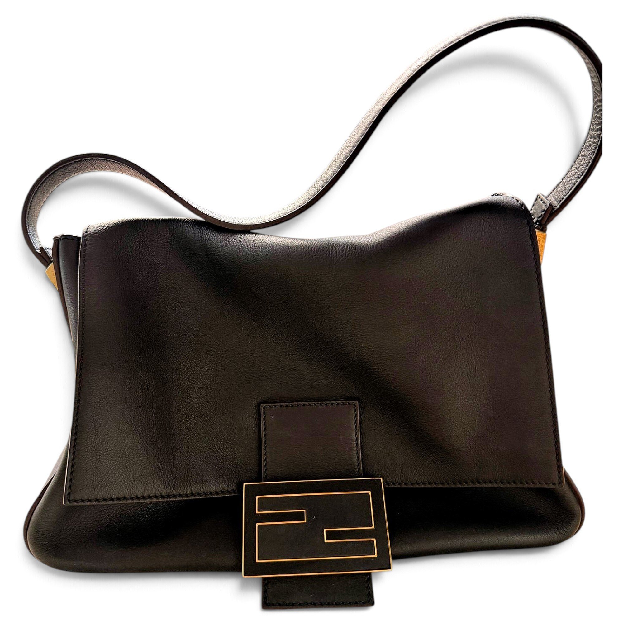 First leather handbag