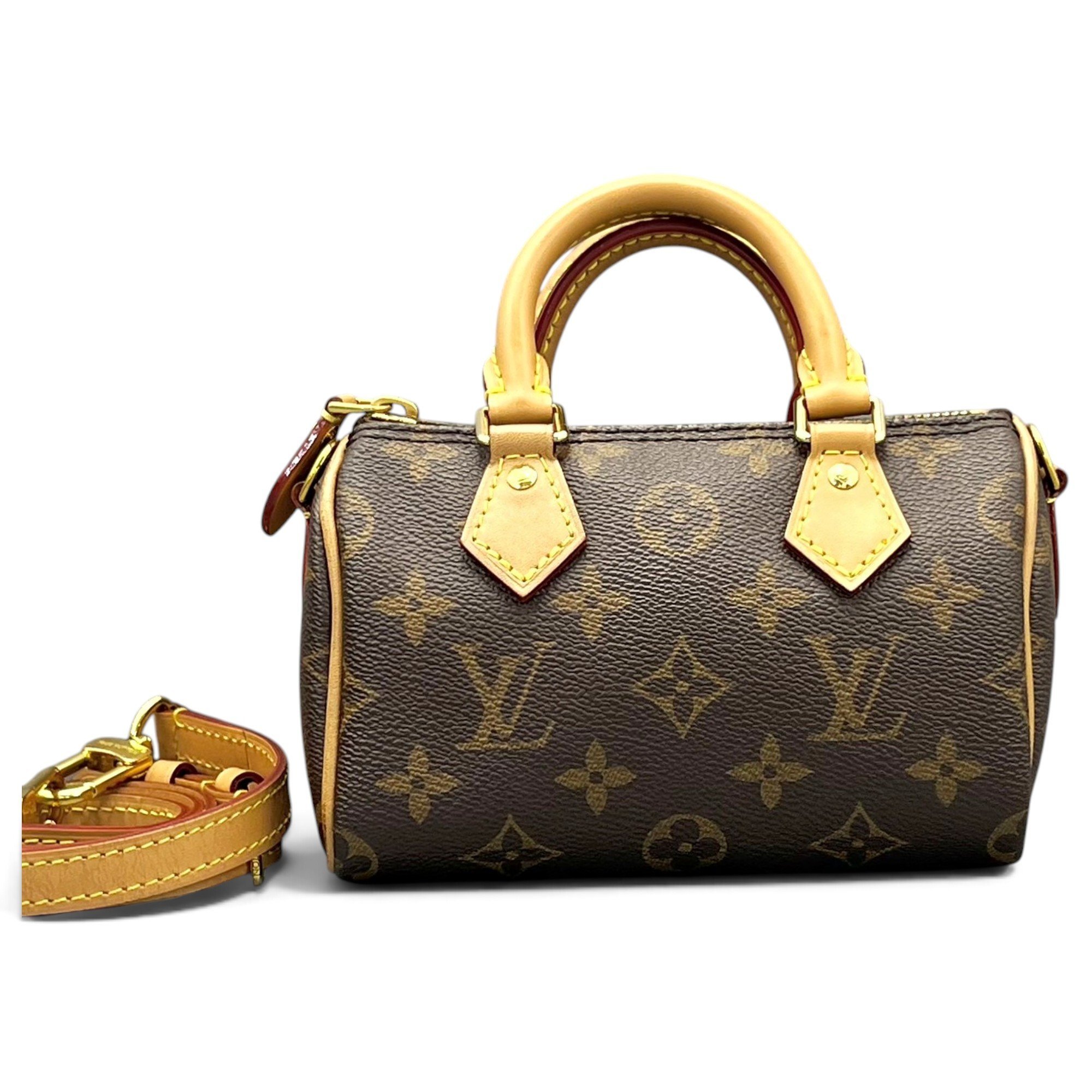 Nano Speedy / Mini HL leather handbag