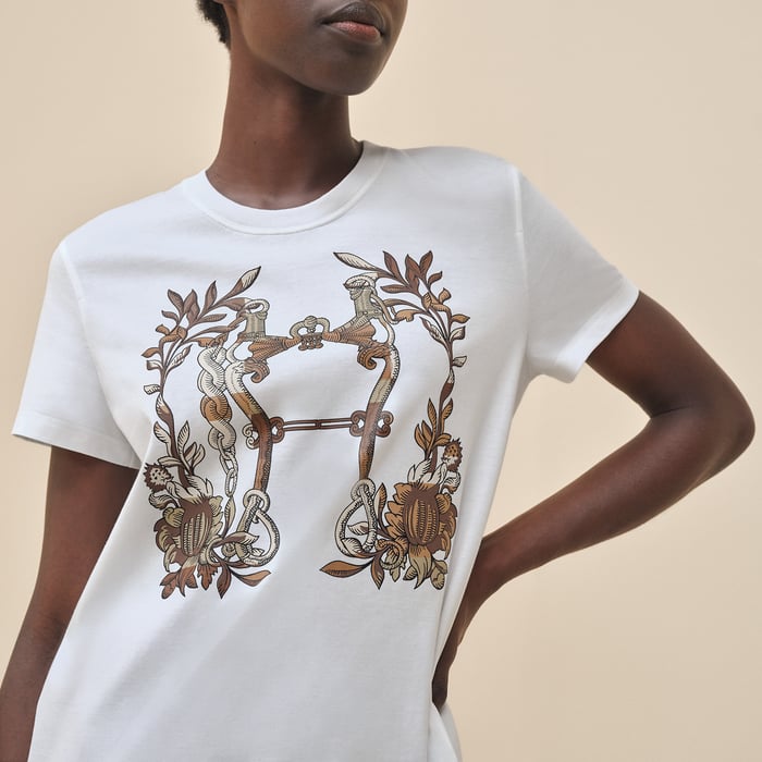 Blanc "Della Cavalleria" T-shirt Dress