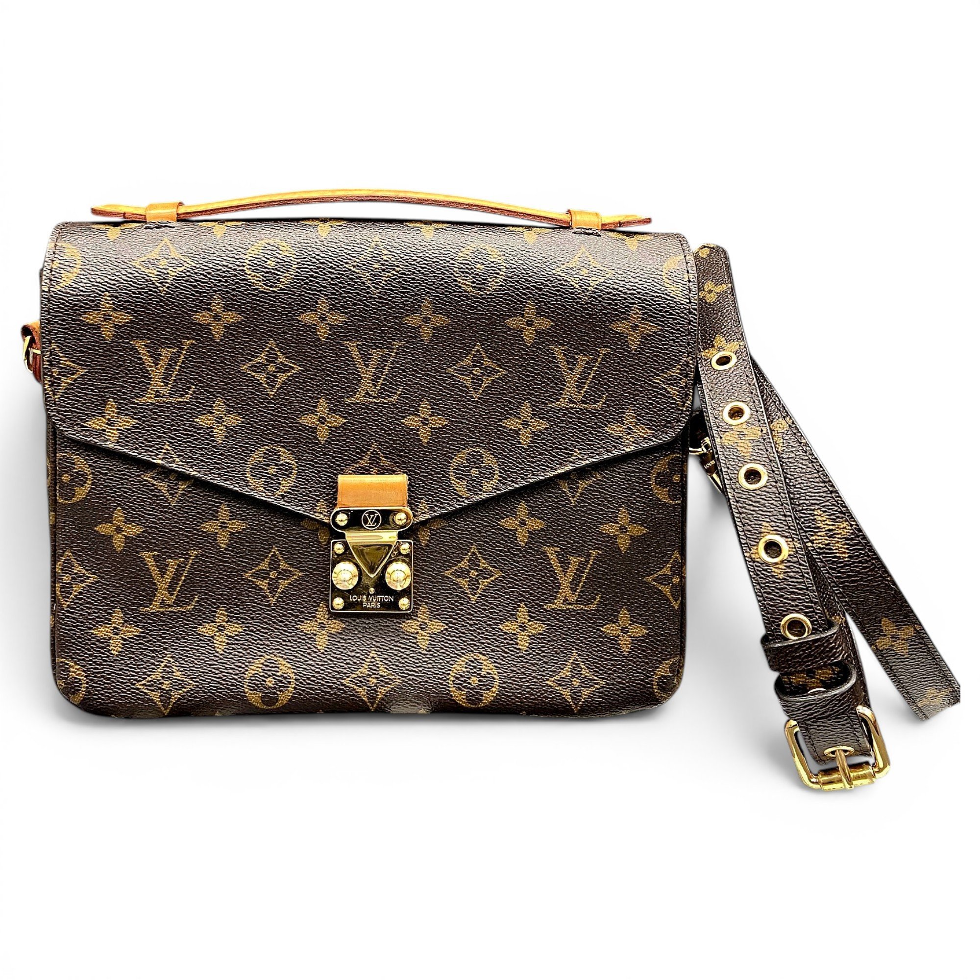 Metis leather handbag