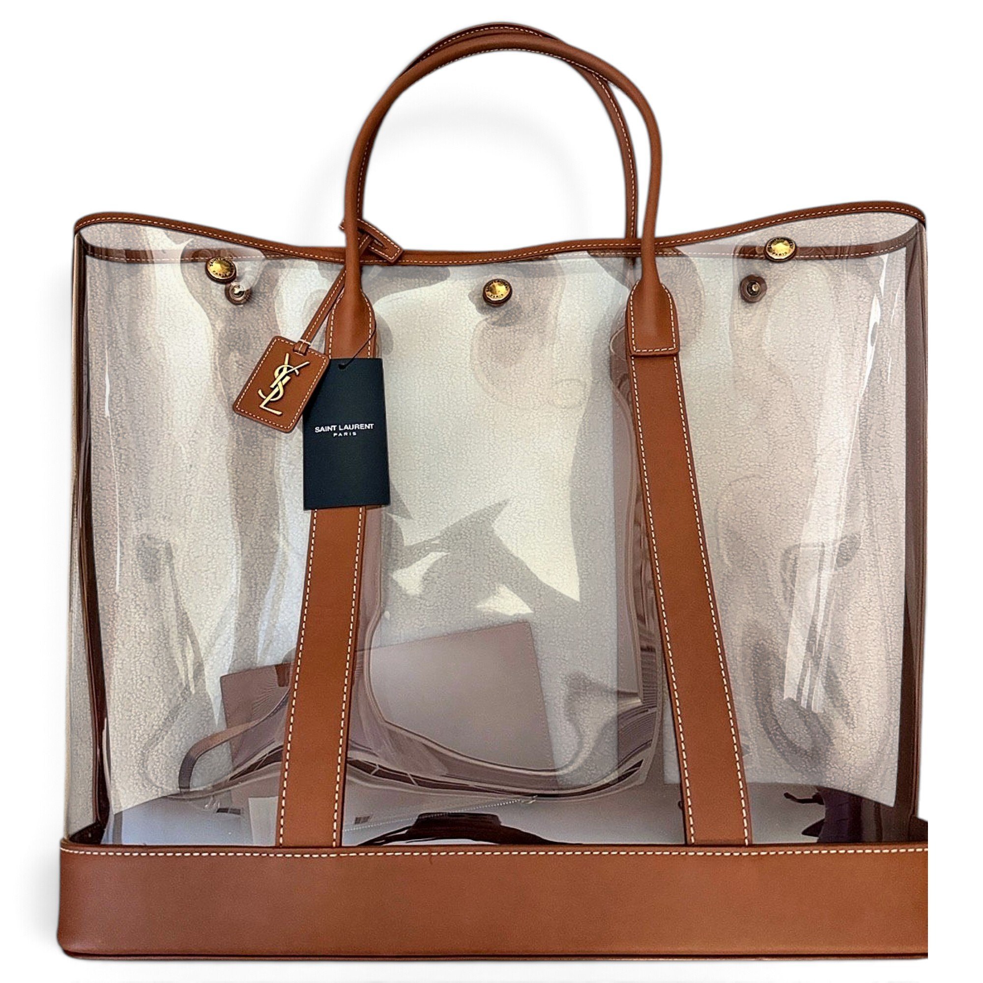 Leather tote