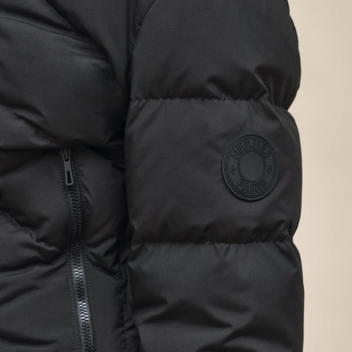 Noir Short Puffer Coat