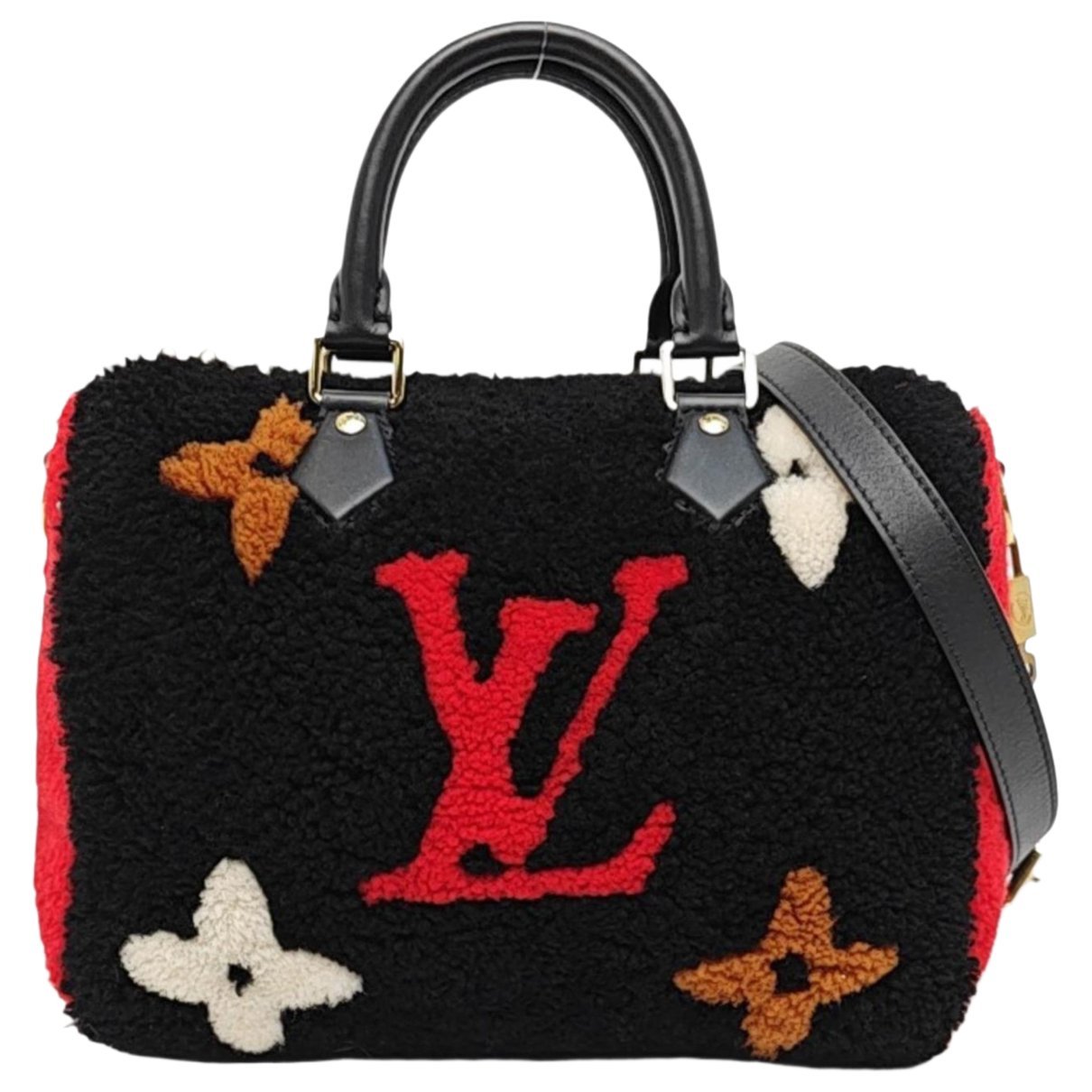 Louis Vuitton Nano Speedy / Mini HL tweed handbag