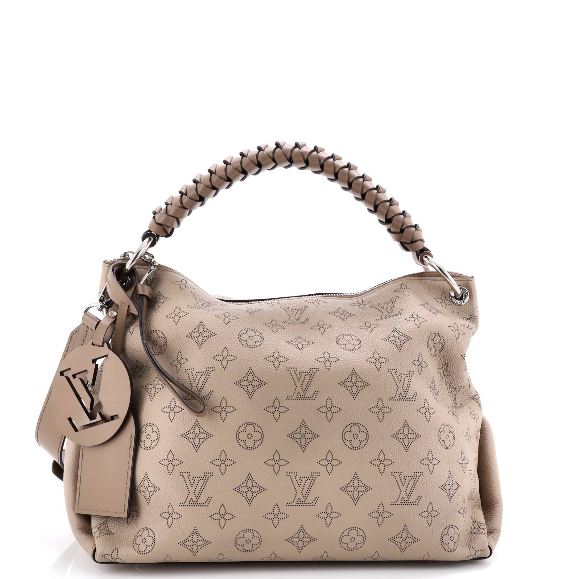 Louis Vuitton Braided Handle Beaubourg Hobo Mahina Leather MM