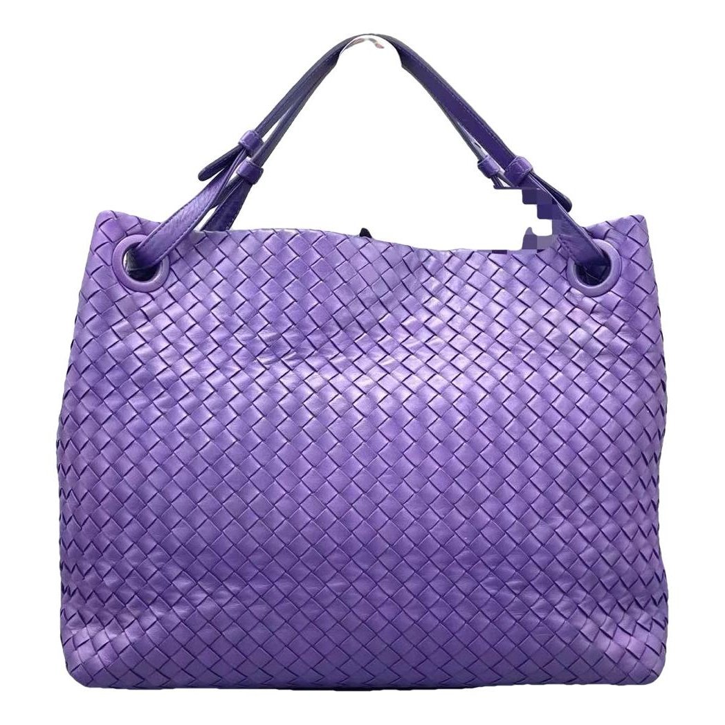 Parachute leather handbag