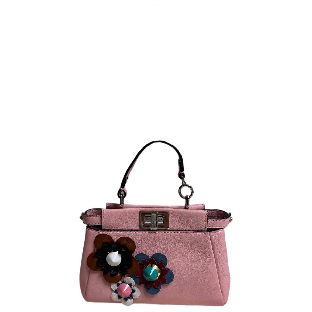 Peekaboo mini pocket leather crossbody bag