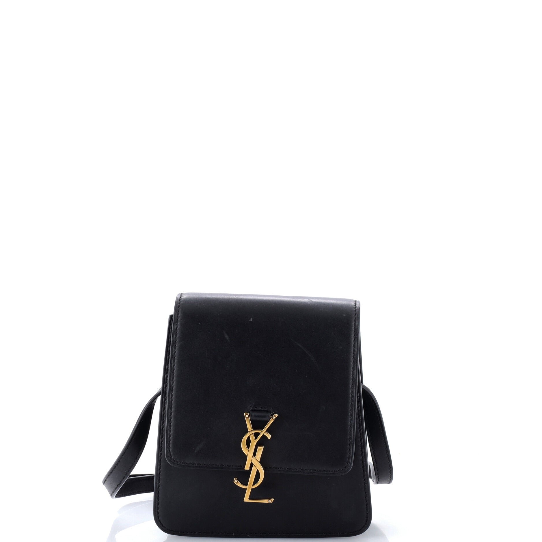 Kaia Flap Satchel Leather North South