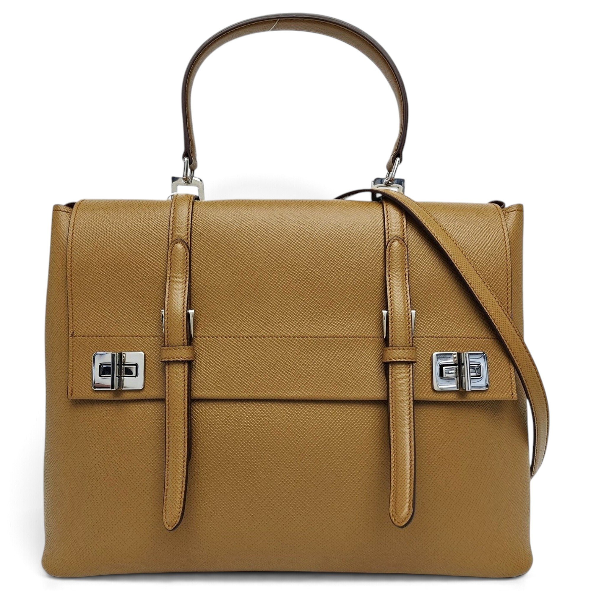 Leather handbag