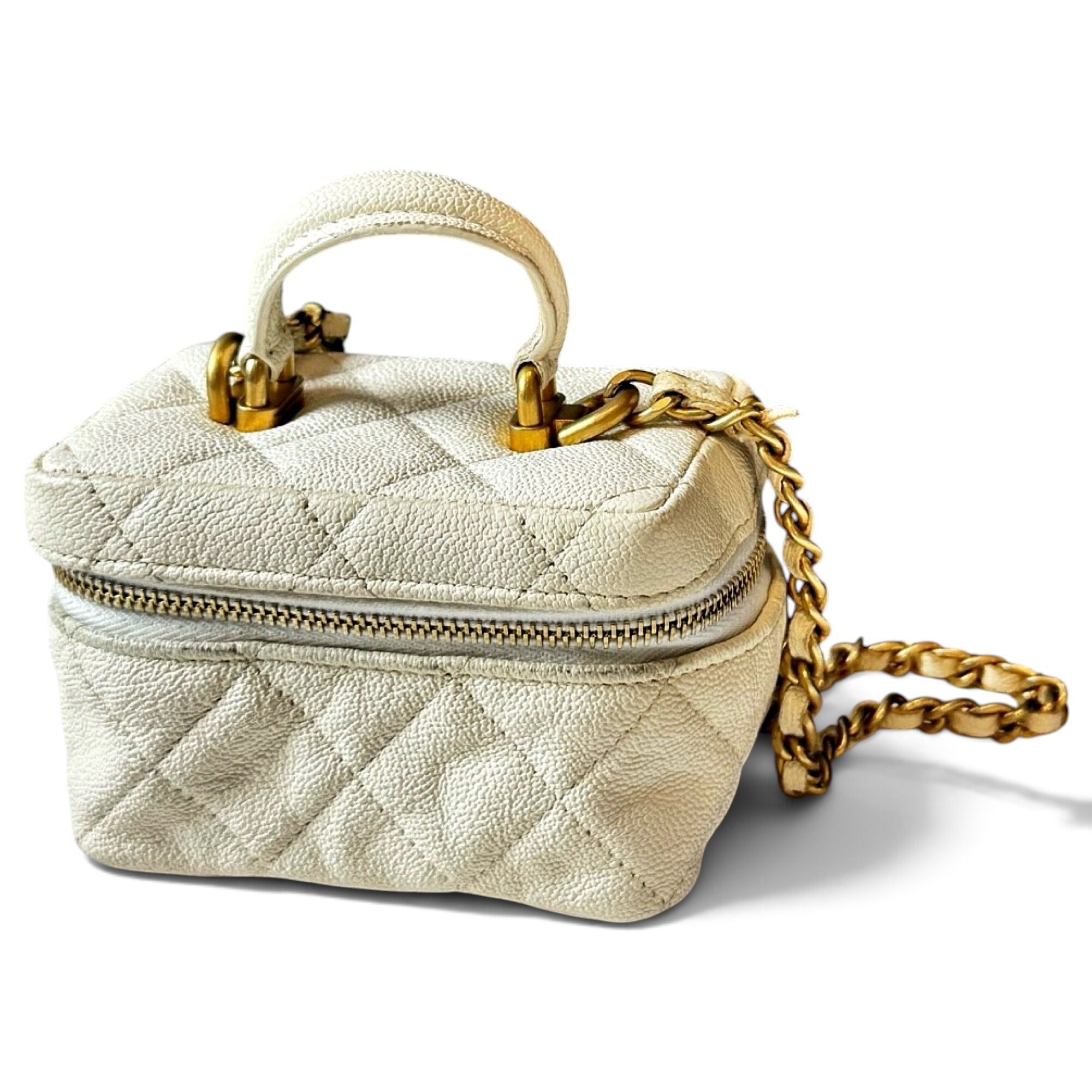 Vanity leather mini bag