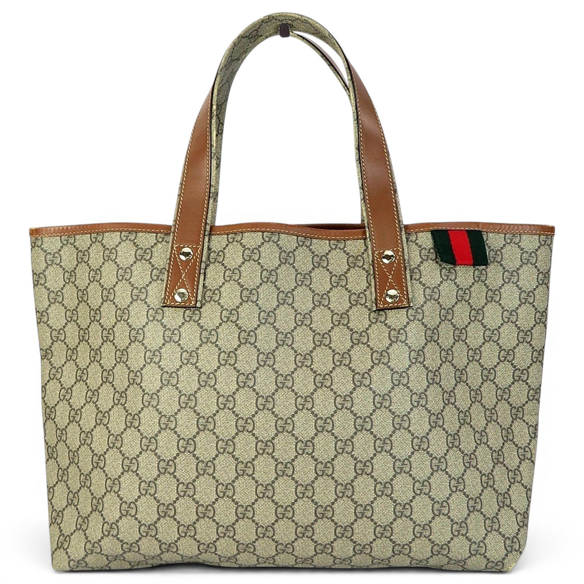 Leather tote