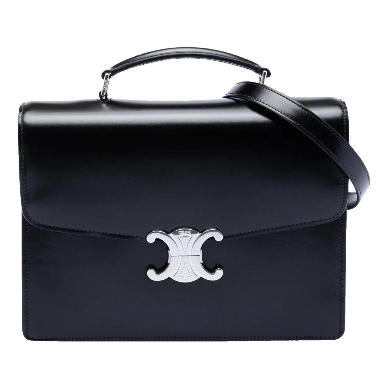 Triomphe leather satchel