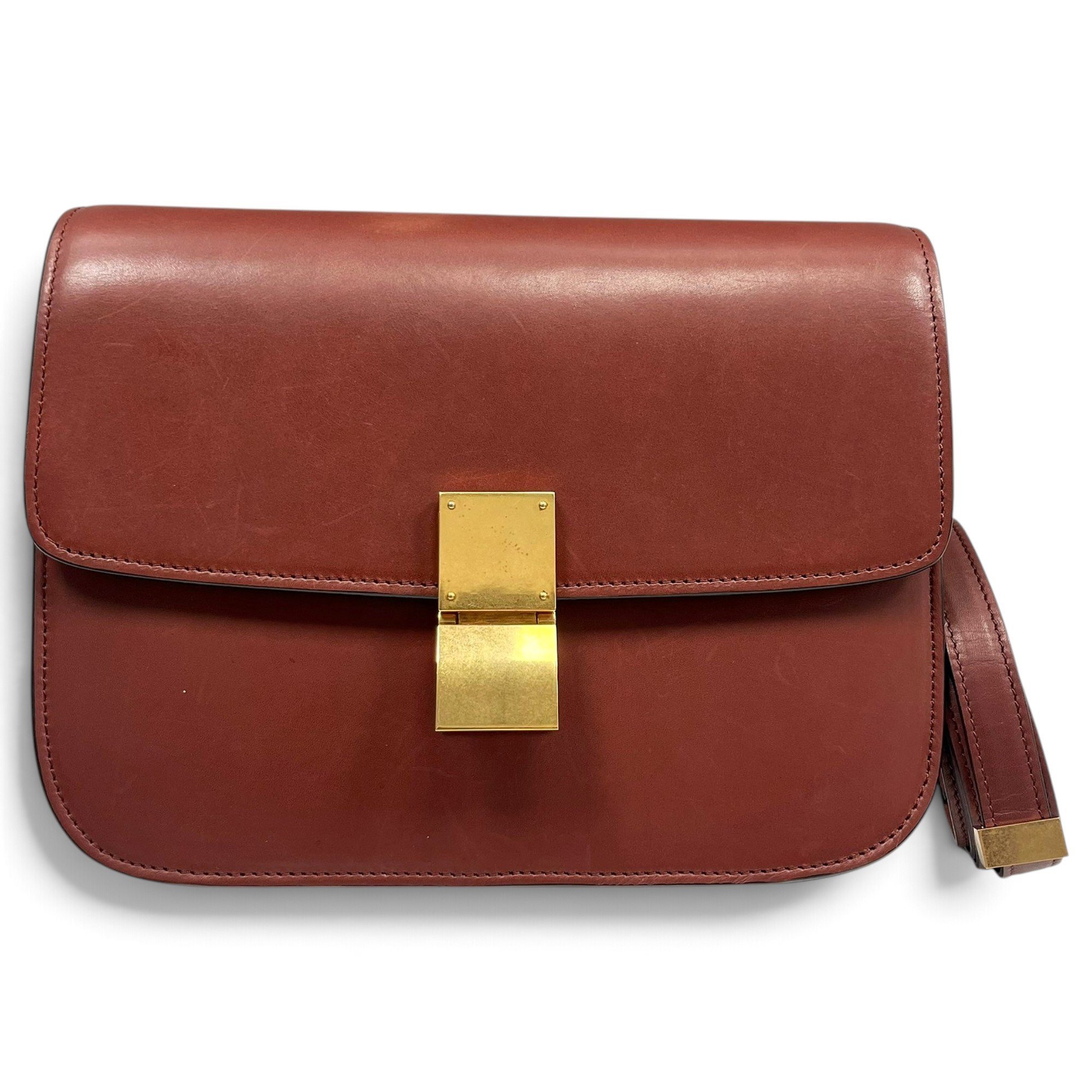 Classic leather handbag