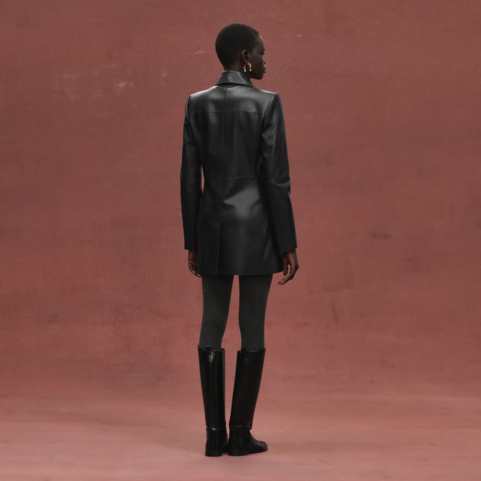 Noir Pea Coat
