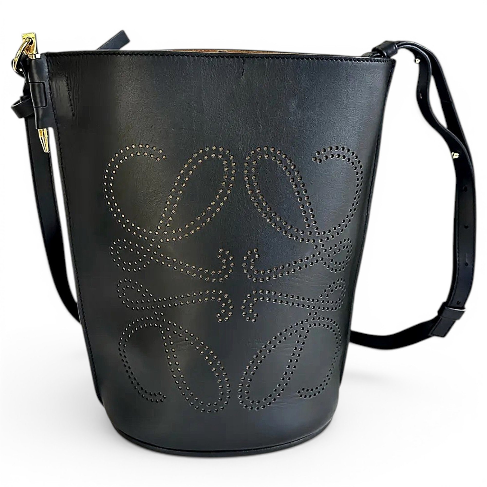 Gate Bucket leather handbag