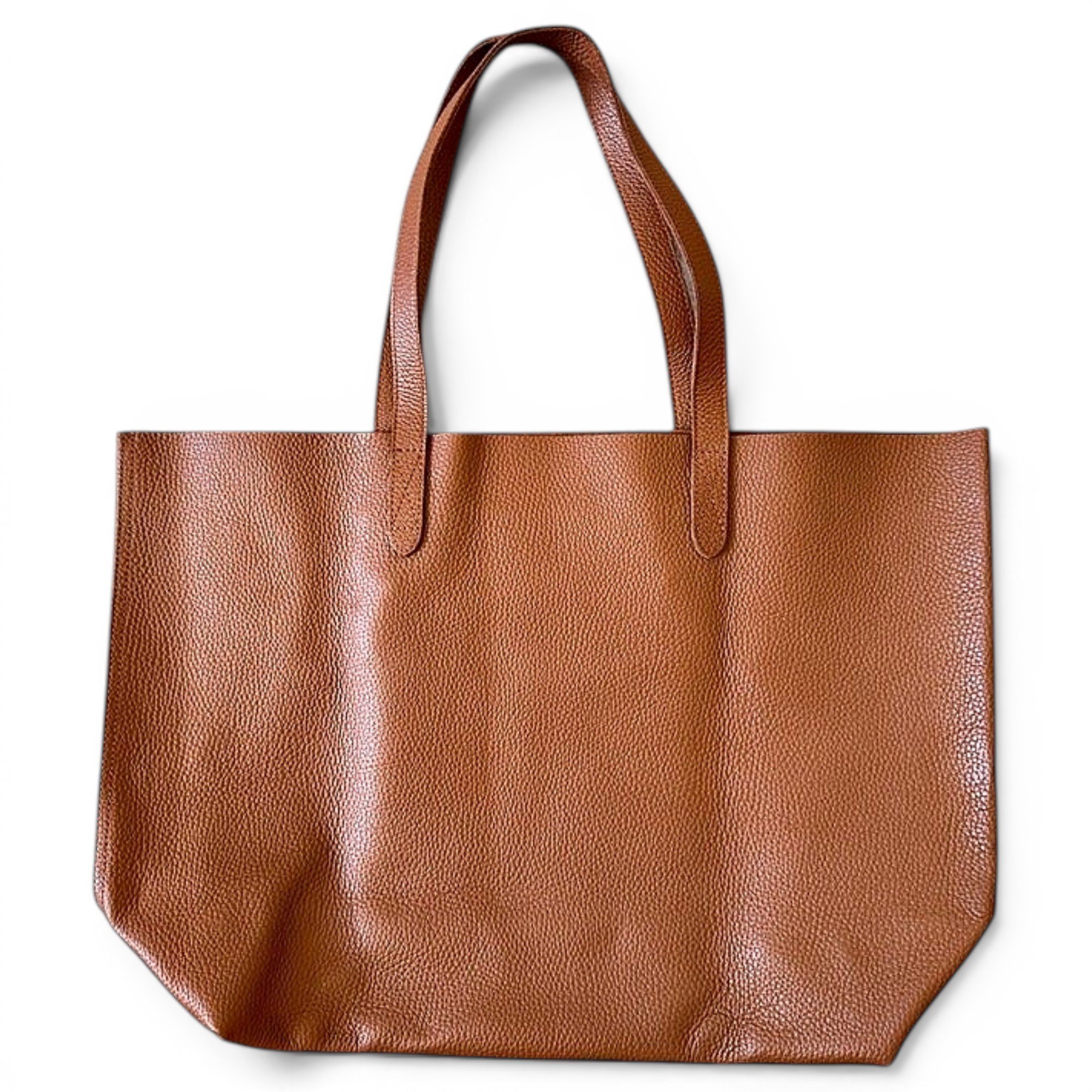 Leather tote