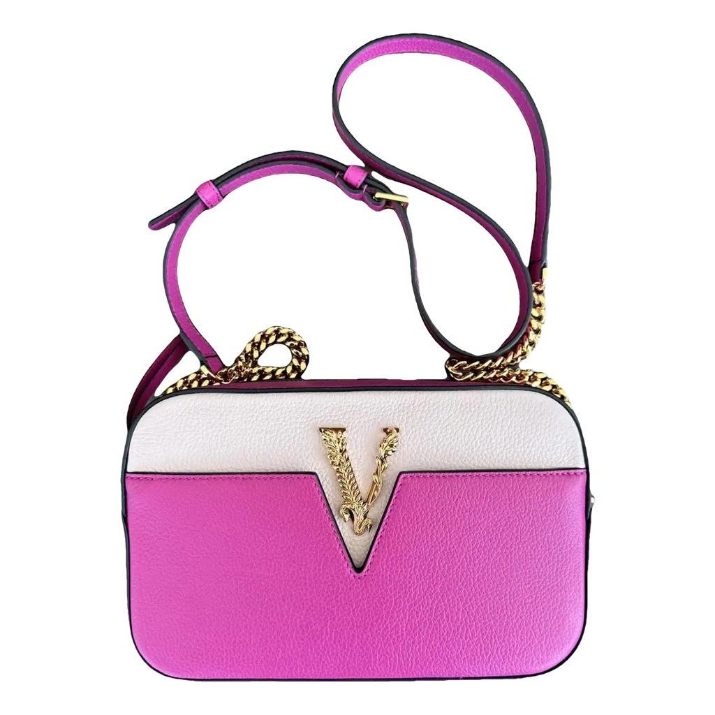 Versace Virtus leather handbag