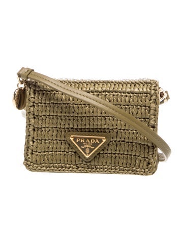 Raffia Crochet Card Holder W-Strap