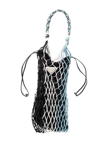 Enameled Metal Triangle Beach Bag