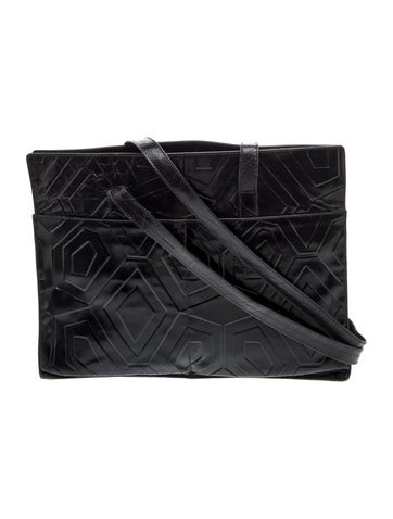 Spazzolato Leather Crossbody Bag Vintage