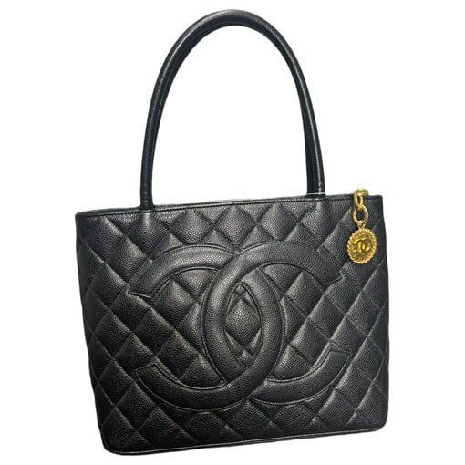 Médaillon leather tote