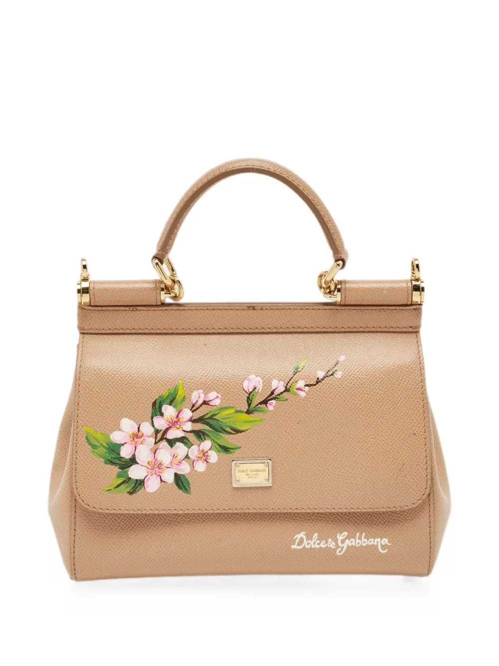 Miss Sicily floral-print two-way handbag