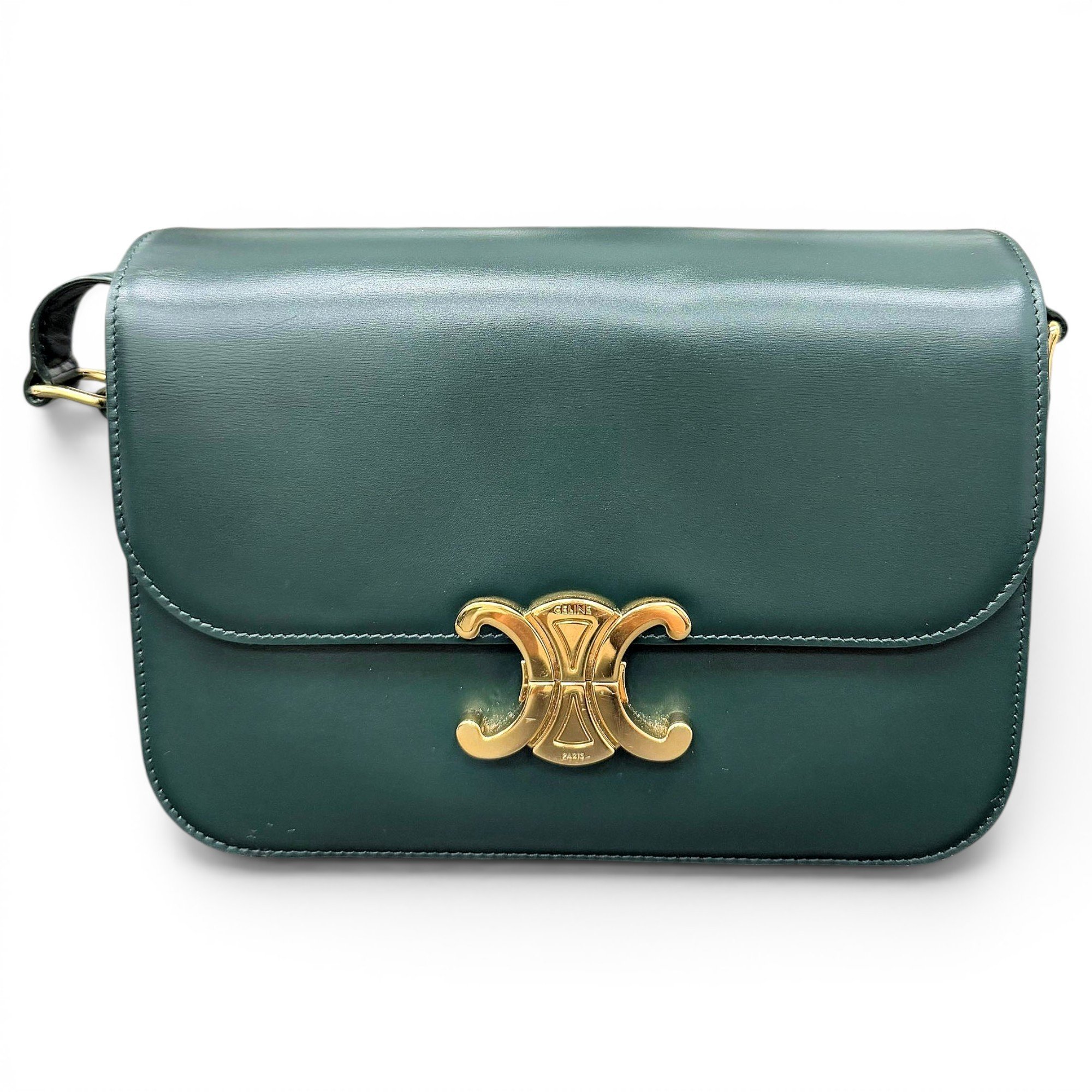 Triomphe leather handbag