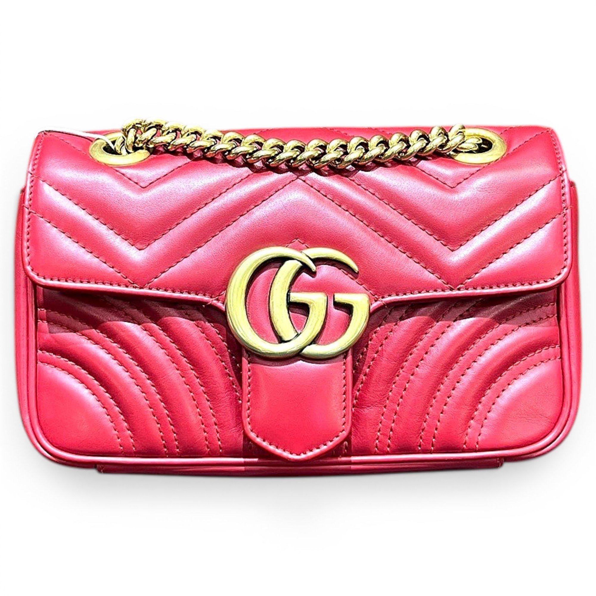 GG Marmont Flap leather handbag