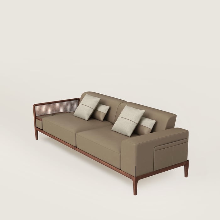 Étoupe Sofa Sellier 2-seater
