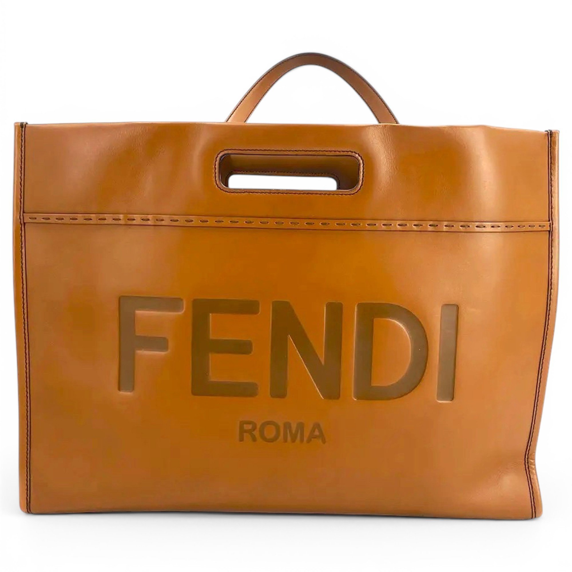 Sunshine leather tote