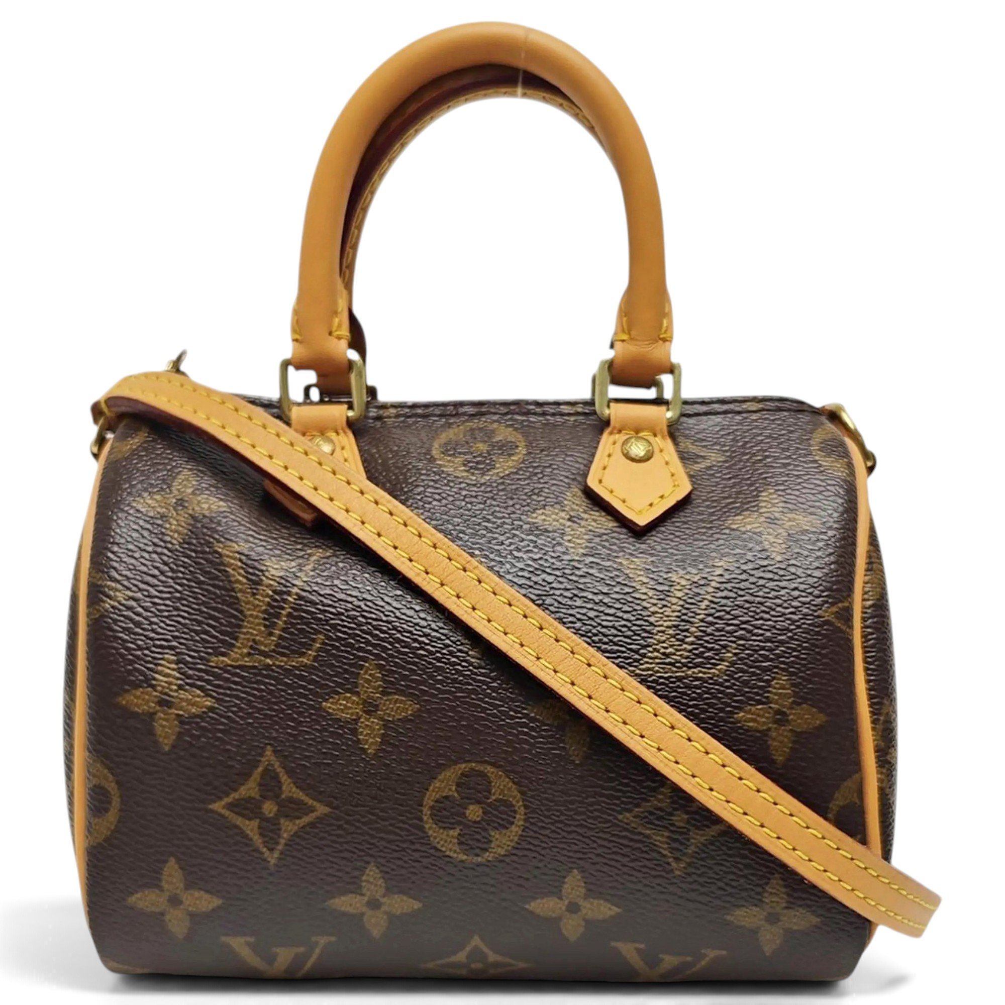 Louis Vuitton Nano Speedy / Mini HL leather handbag