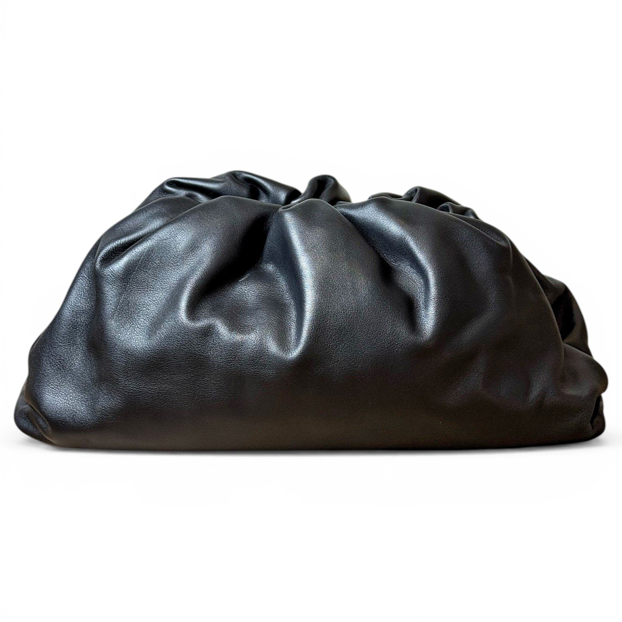 Pouch leather clutch bag