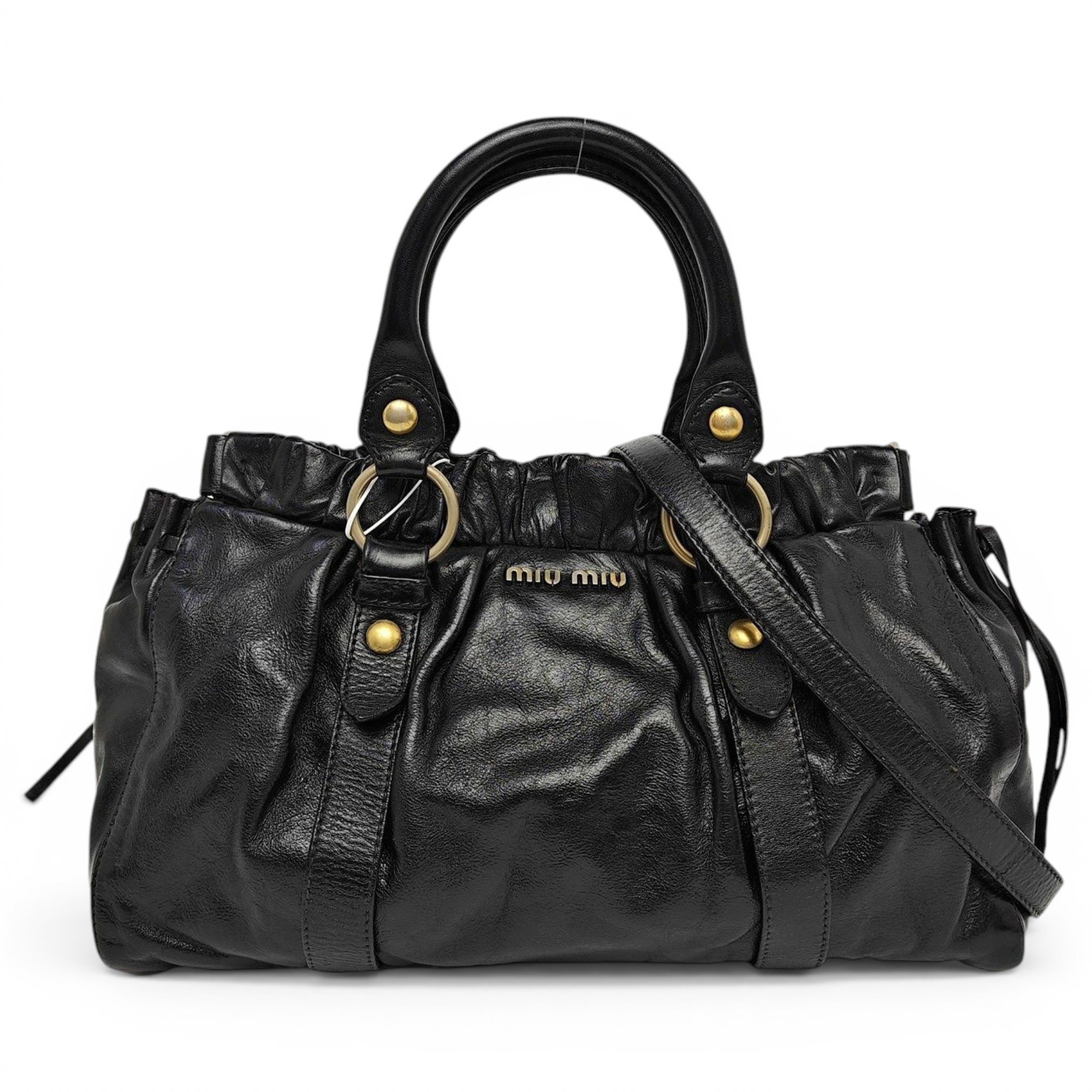 Leather handbag