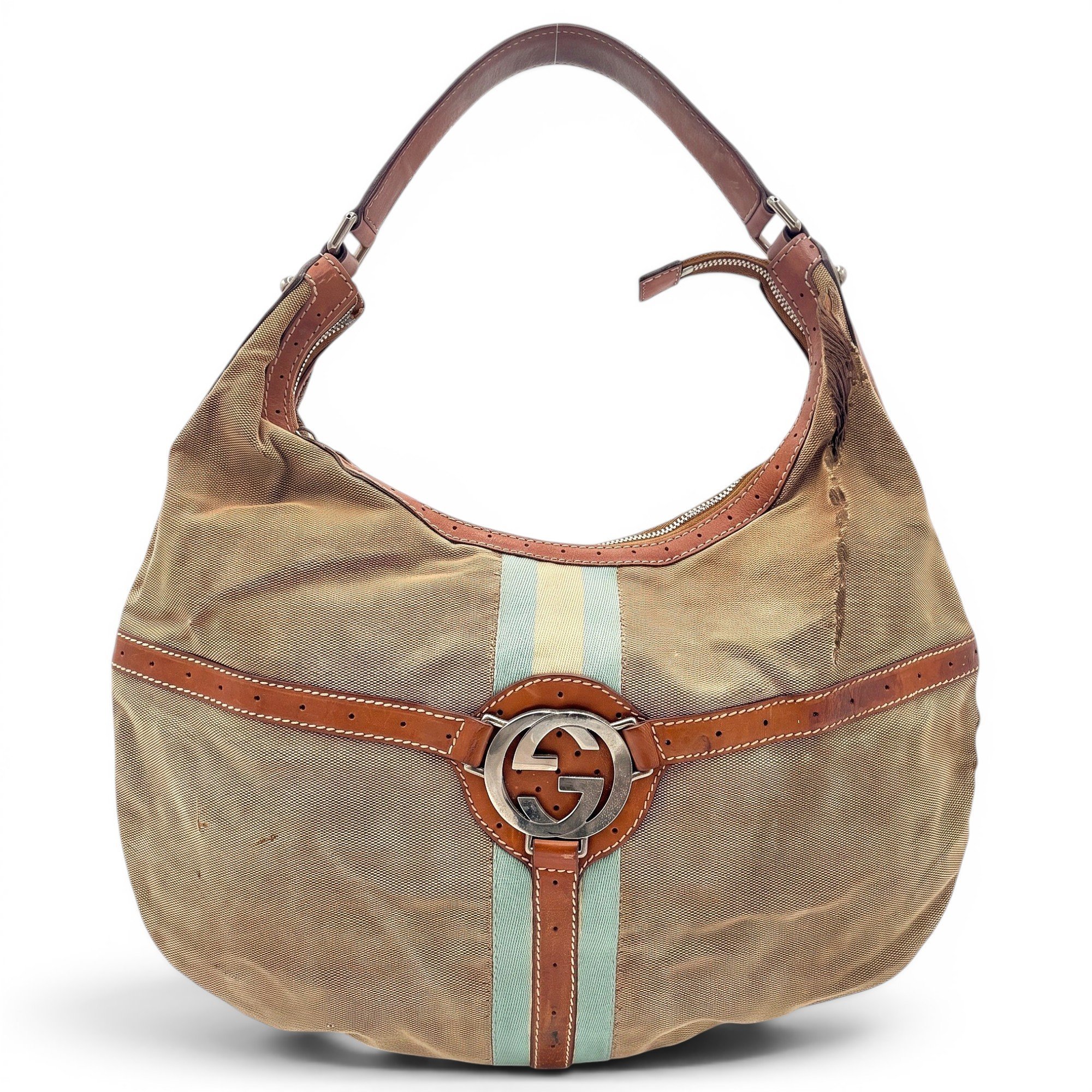 Leather handbag