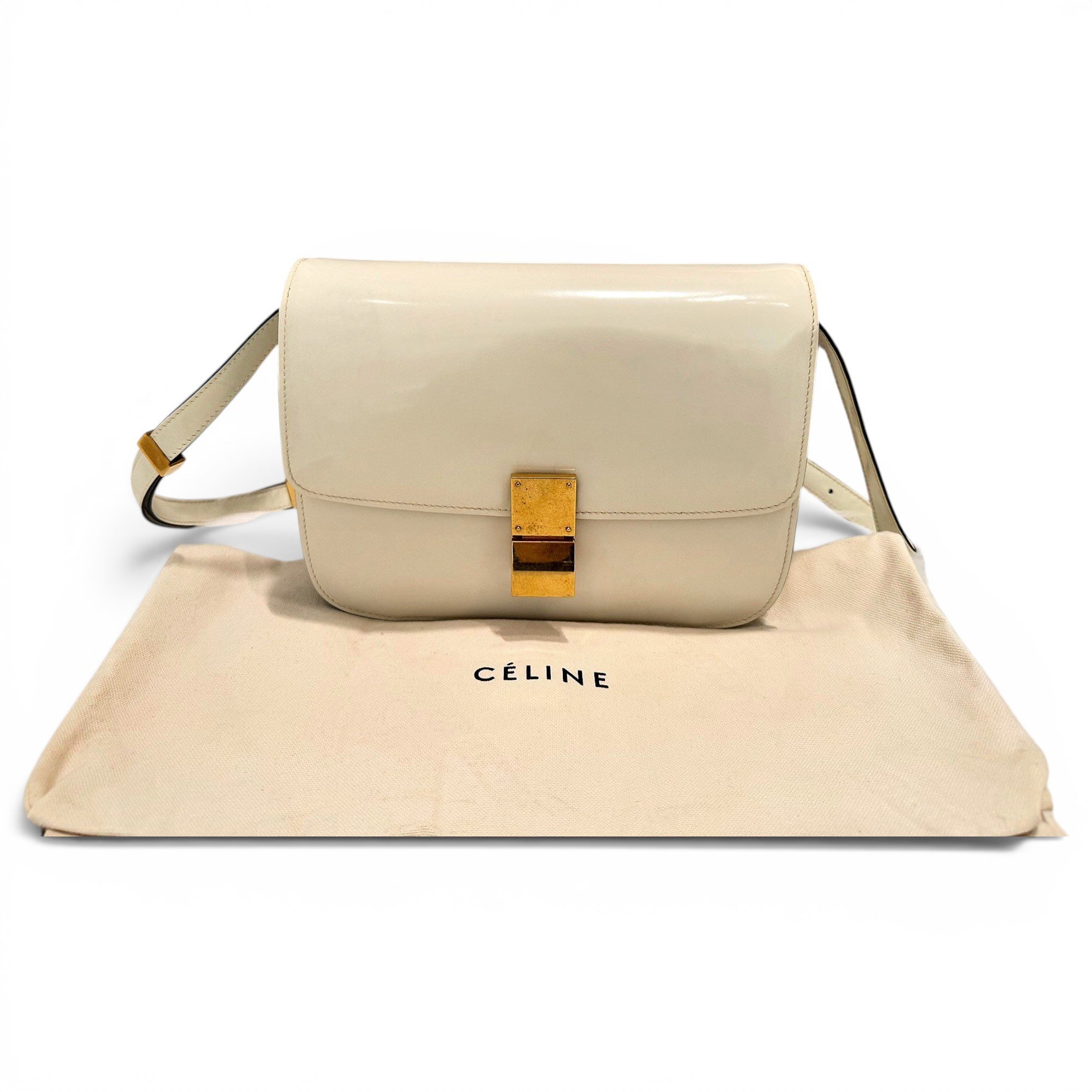 Classic leather crossbody bag