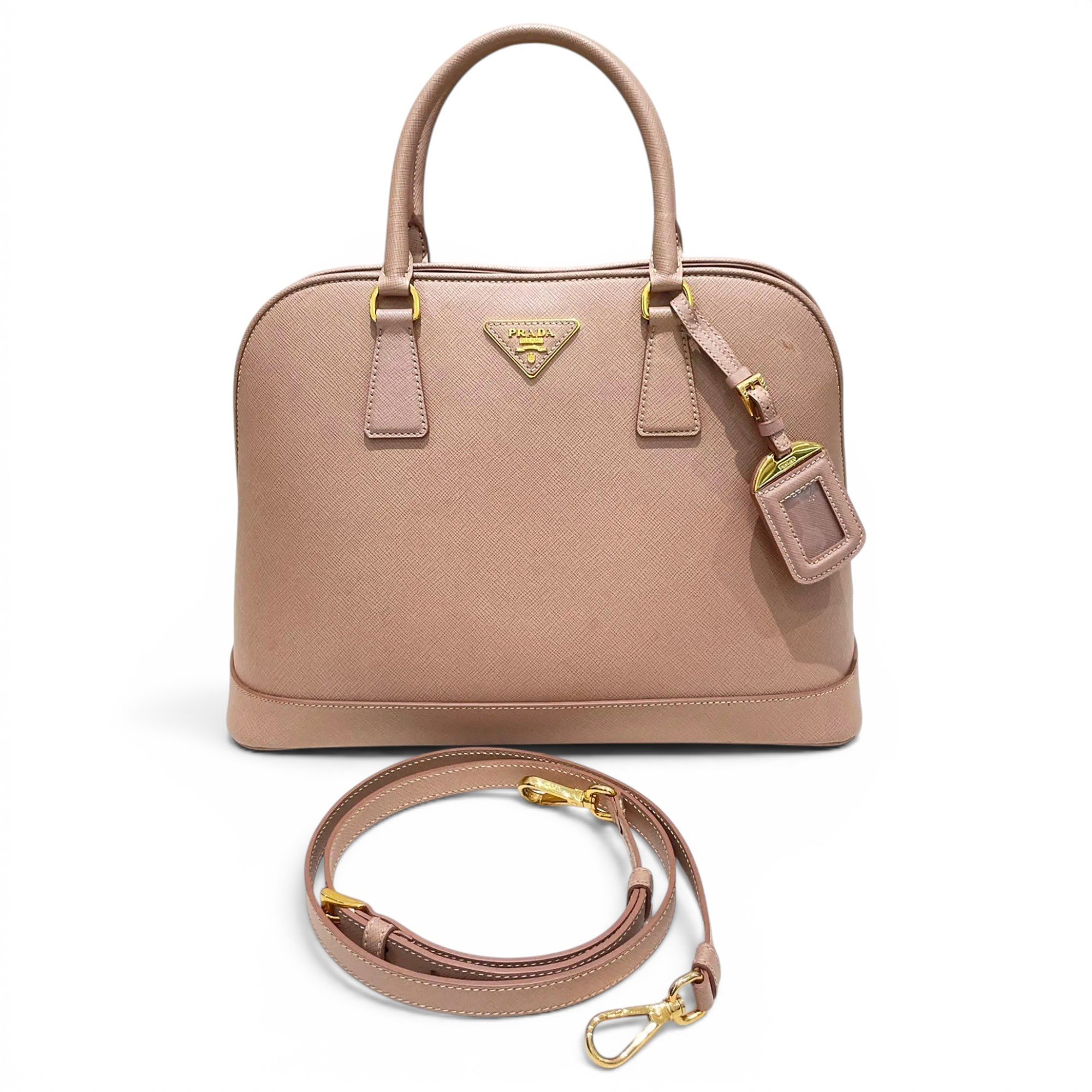 Promenade leather handbag