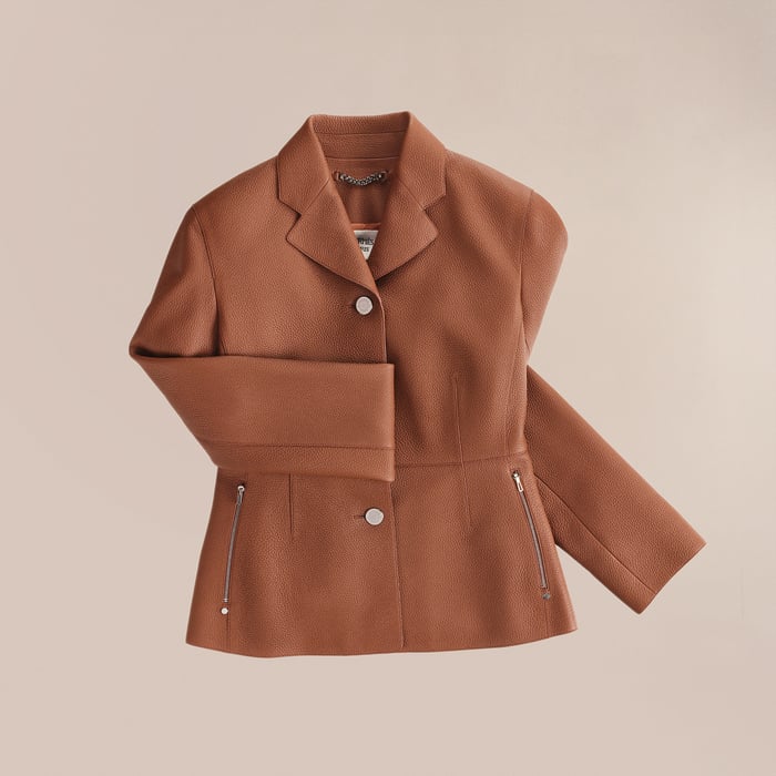 Marron Fauve Equestrian Jacket