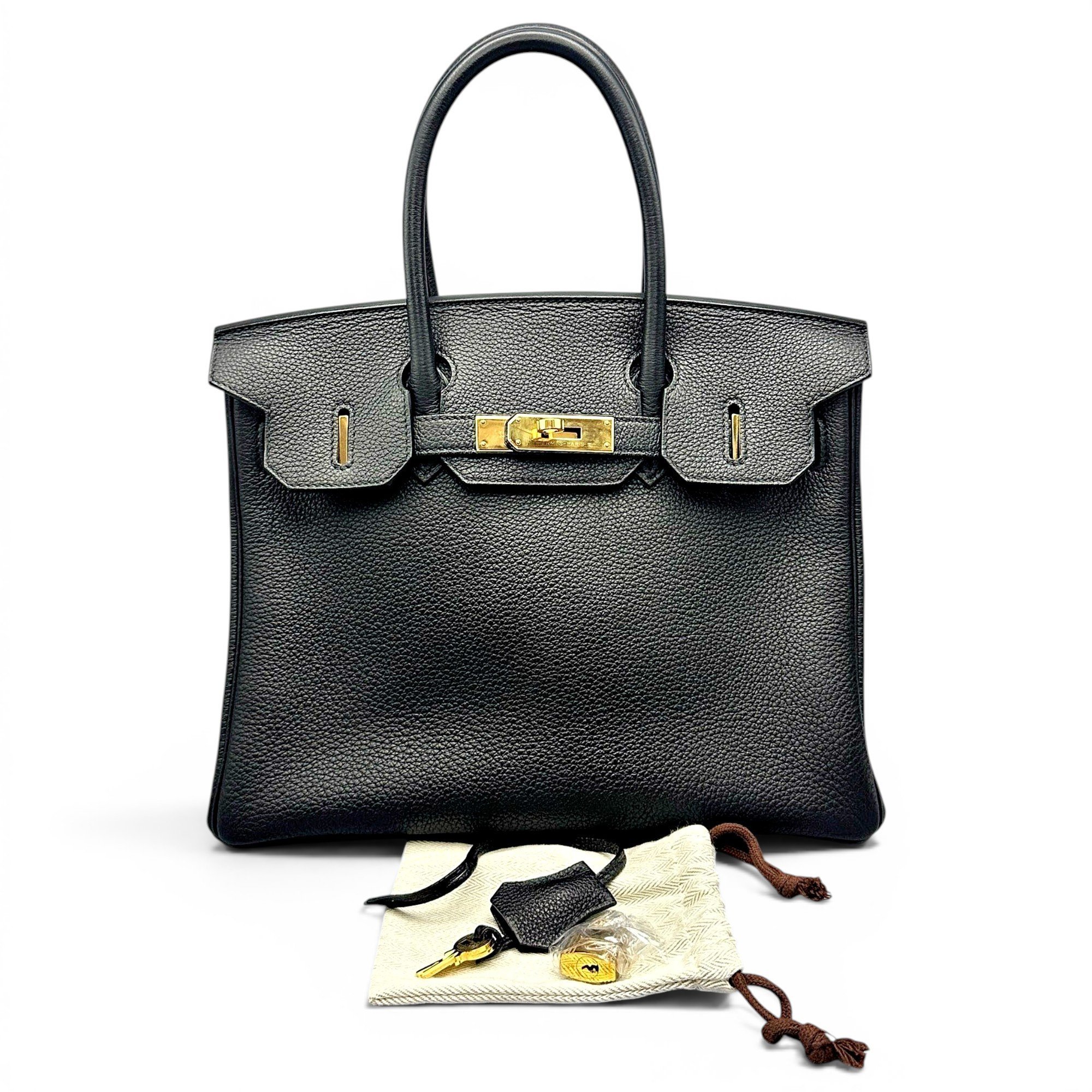 Birkin 30 leather handbag